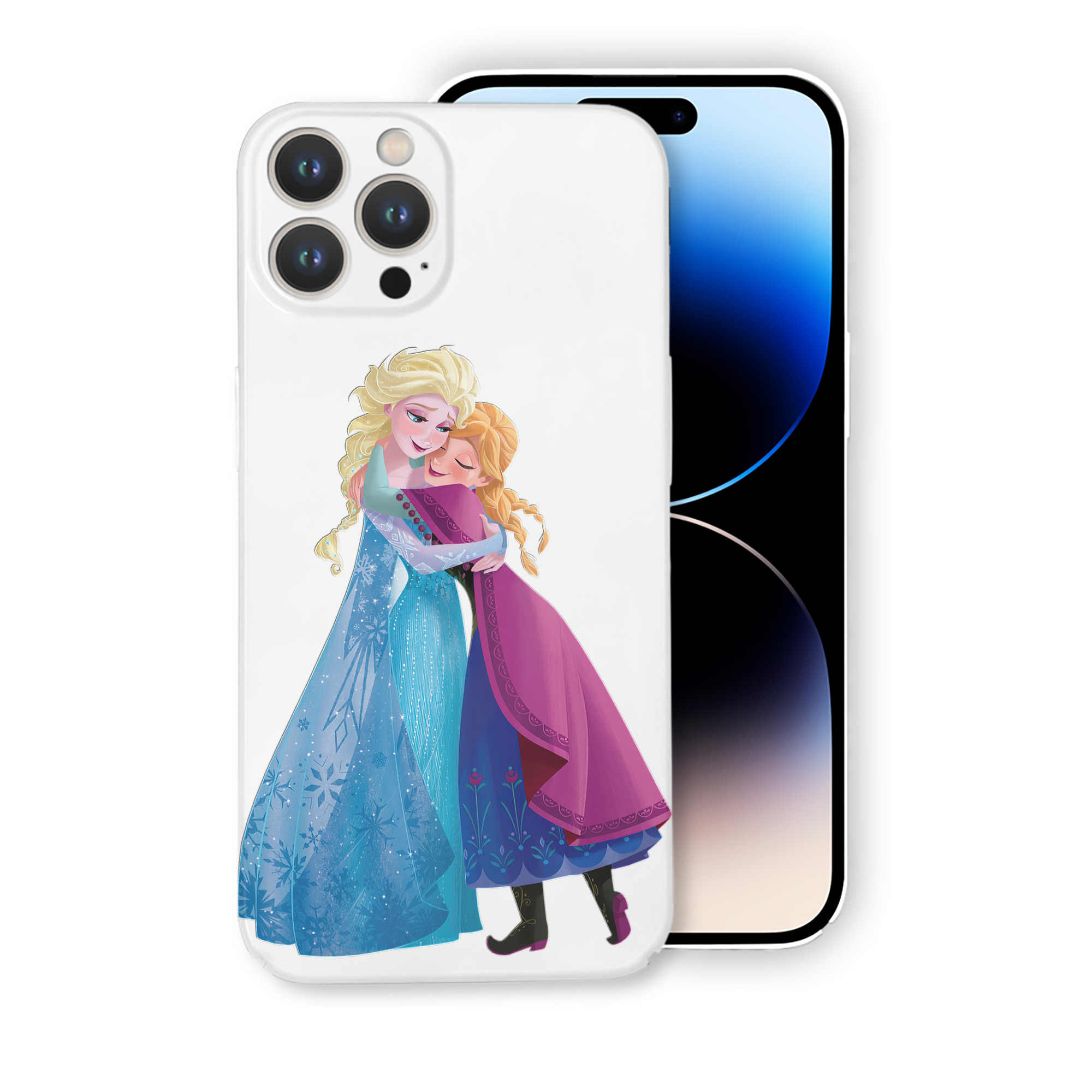 （画像用） アナと雪の女王 アンナ エルサ Frozen Anna Elsa 【iPhone 14シリーズ対応】ハードケース